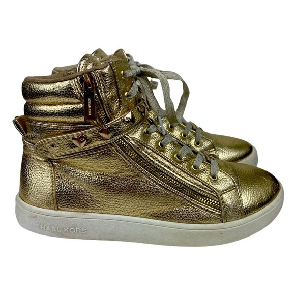 MICHAEL MICHAEL KORS IVY ROX GOLD WOMEN’S SIZE 5 - Picture 1 of 15
